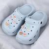 Girls heart cute cartoon accessories hole shoes women's summer eva non-slip bag head sandals beach shoes