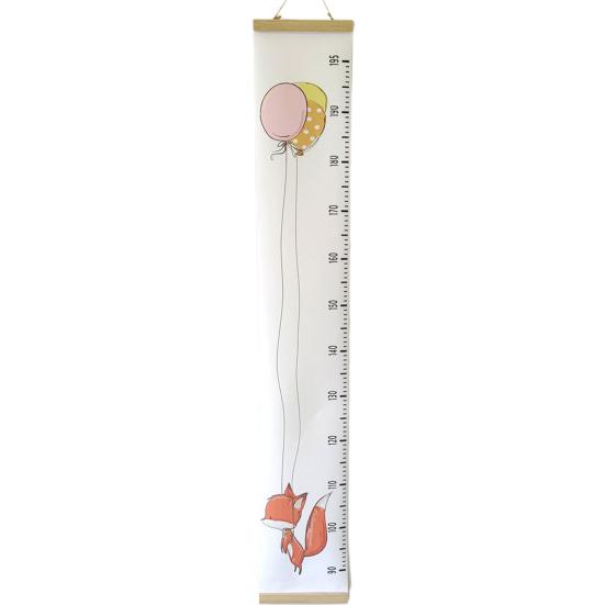 Baby Height Ruler Cartoon Pattern No Odor Cloth Removable Baby Growth Ruler for Children