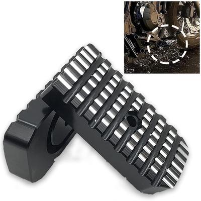 Honda Rebel 250/500 Footpeg Step Bars, Motorcycle Step Extensions, Footrests, Pedals, Universal Fit, Left and Right Set (Black)