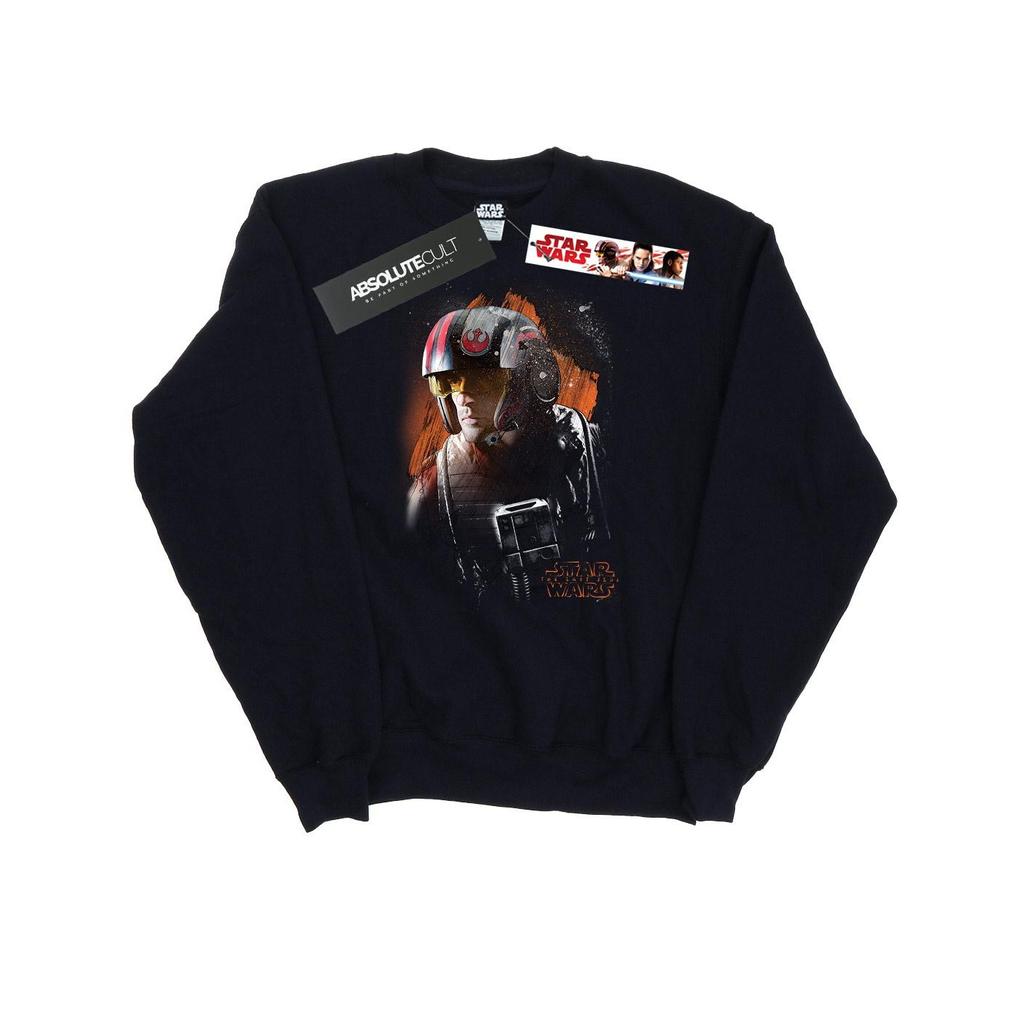 Star Wars Womens/Ladies The Last Jedi Poe Dameron Brushed Sweatshirt
