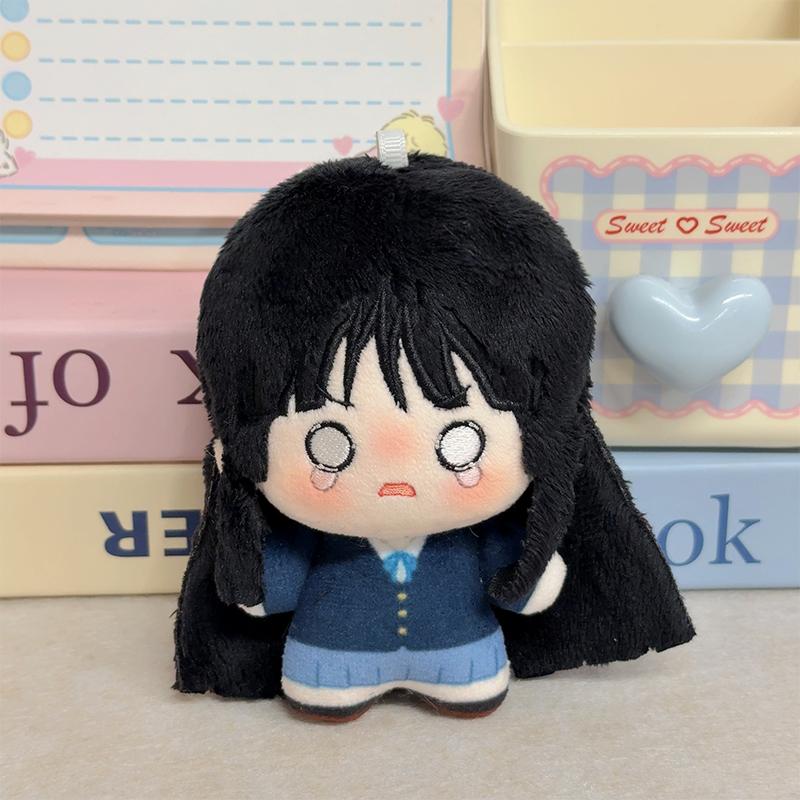 Cute Anime Mio Yui Azusa Plush Doll 10Cm Tsumugi Ritsu Stuffed Doll Keychain Pendant Anime Peripheral Fans Gifts