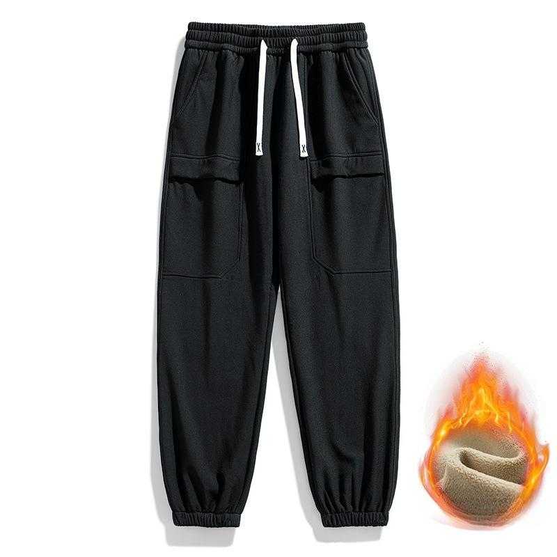 

Three-proof Assault Pants Men s Autumn and Winter Straight Men s and Women s Outdoor Plus Velvet Thick Warm Tooling Casual Functional Sports Pants XS