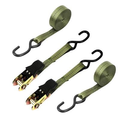 KOKITEA Cargo Lashing 6m 800kg Breaking Set of Fastening and for Moving and Transport Ratchet-Type Tie-Down Belts, Long, Load, 4, Multi-Purpose