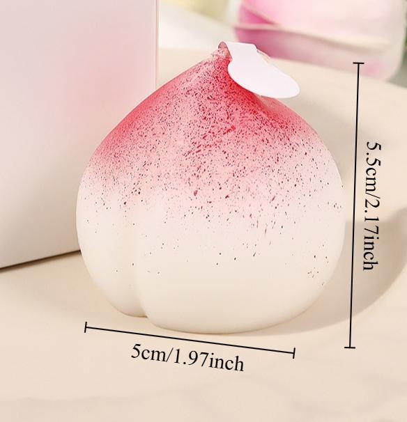 Peach Shaped Aromatherapy Candle Creative Simulation Fruit Aromatherapy Candle Ornament