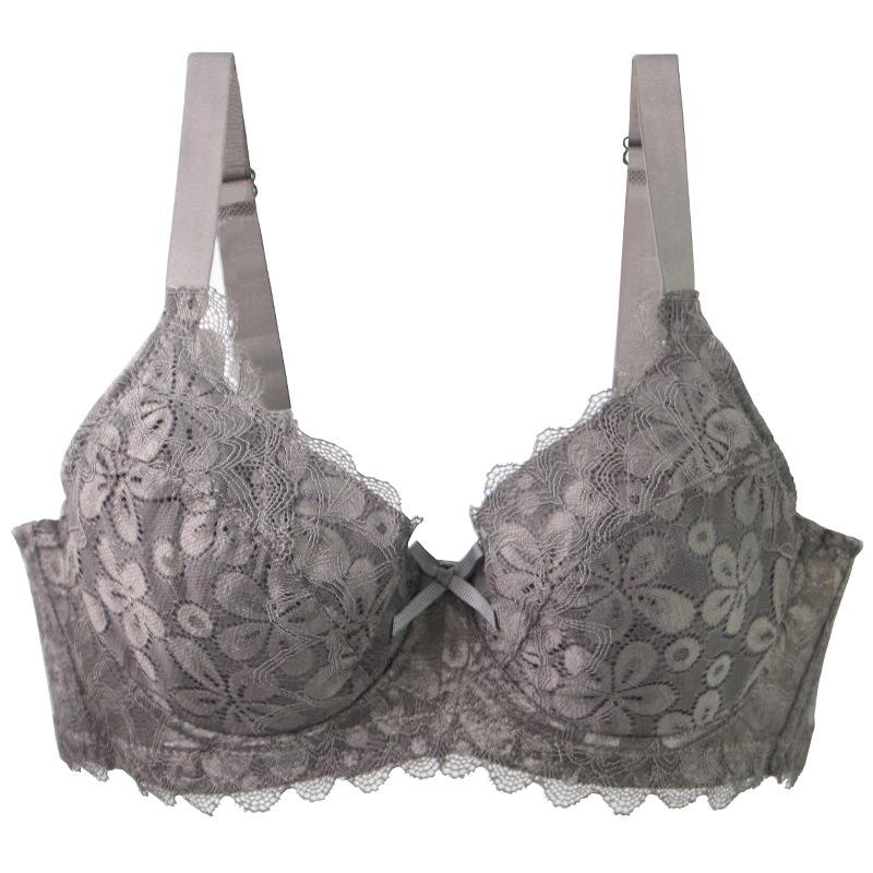 Sexy Western-style Push Up Lace Bra for Plus-size Women Shaping Lingerie