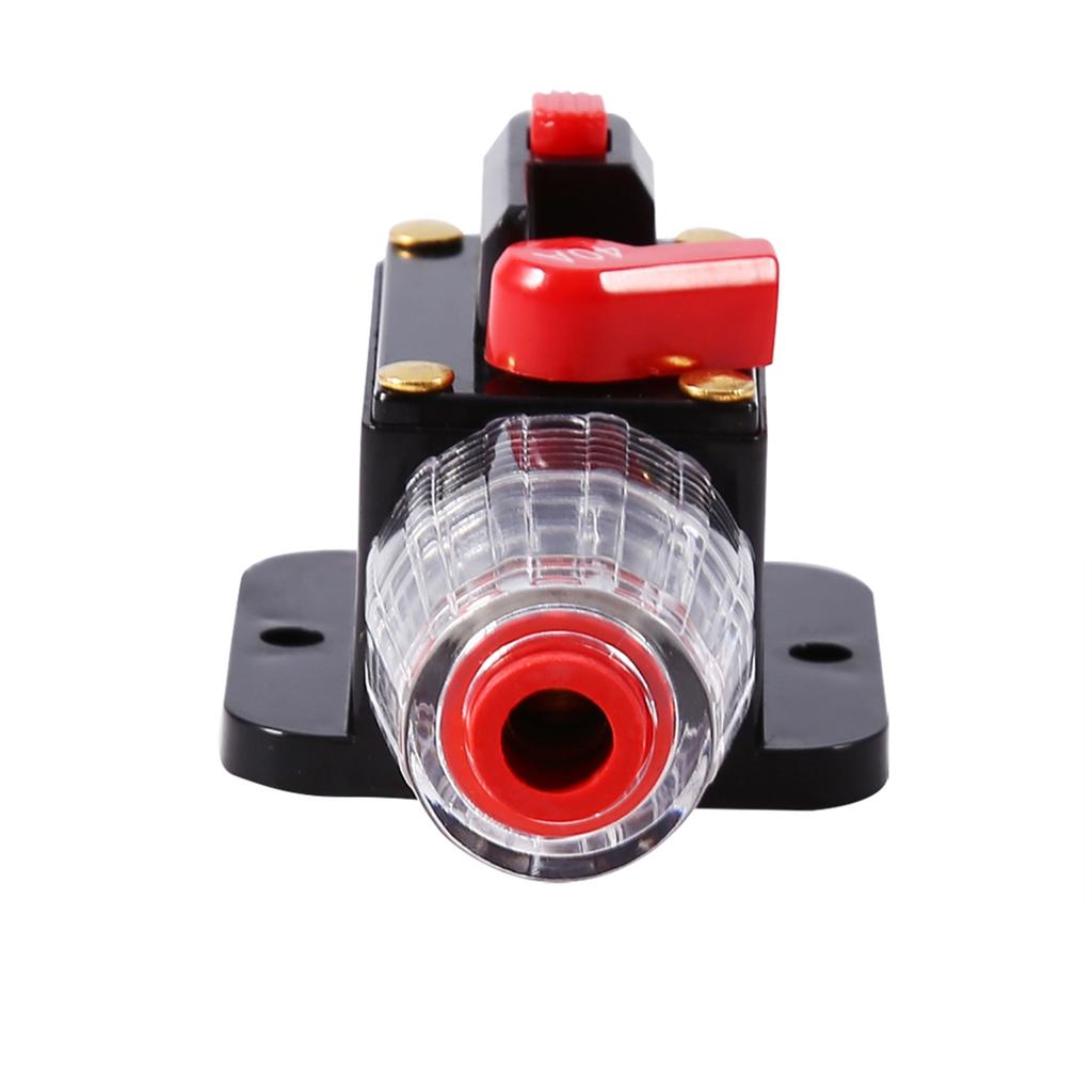 1pc 12V DC 40A Circuit Breaker Reset Fuse Resettable Convenient Easy Use for Car