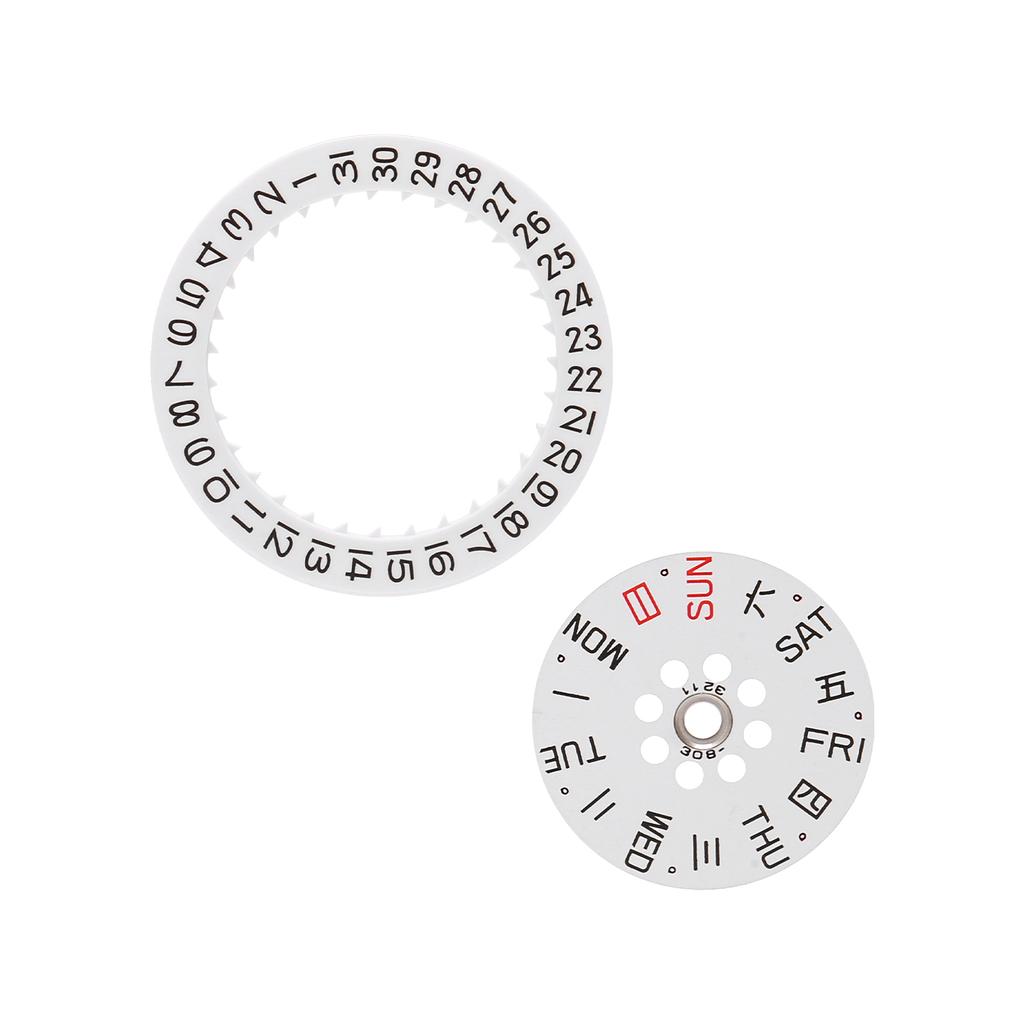 8200 Watch Movement Week Calendar Dial Set Spare Parts Watch Repairing Accessory