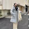 New Down Jackets In Winter, Women's Medium and Long Waist and Thin Fashionable White Duck Down Thickened Warm Jacket