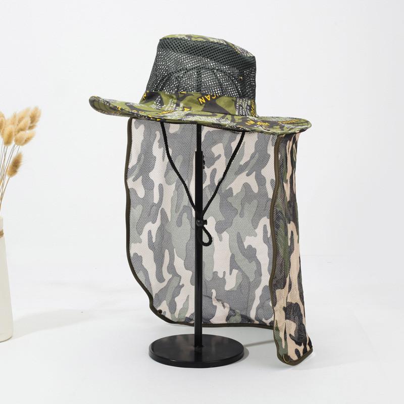 Fishing Hat With Neck Guard Summer Outdoor Activities Sunscreen Hat