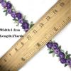Clothes Accessories Wedding Dress Polyester Embroidered Flower Lace Trim Water Soluble Ribbons Fabric Trim