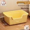 JINGRUIXIANG Anti-Splash Open Cat Litter Box