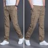Men's Plus Size Casual Straight Leg Cargo Pants