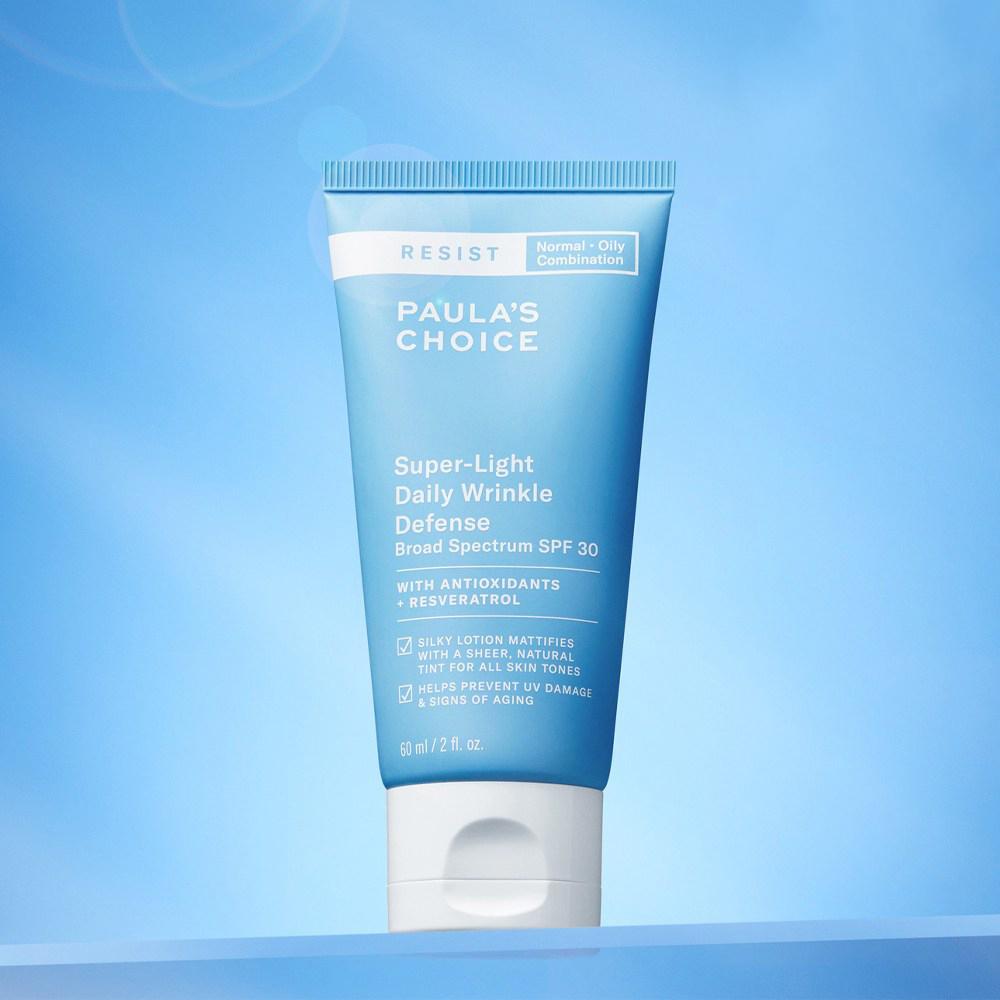 

Paula s Choice Resist Super-Light Daily Wrinkle Defense SPF30 (60мл) – Легкий тонирующий солнцезащитный крем для ровного тона кожи и ежедневной защиты от УФ-лучей, корейский