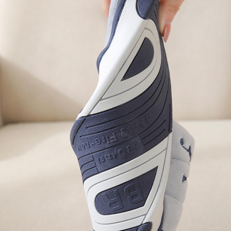 Парные плюшевые тапочки из хлопка для мужчин и женщин — фото 10