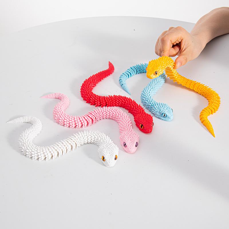 3D Printed Snake Dragon 3d Printed Figures New Year Decoration Traditional Table Ornament 3d Toys Gifts for New Year 2025