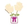 Hand Painted Mother's Day Plaque Decoration Ornament Flower Table Decor Mom Gifts Wooden Flower Craft Spring Decoration