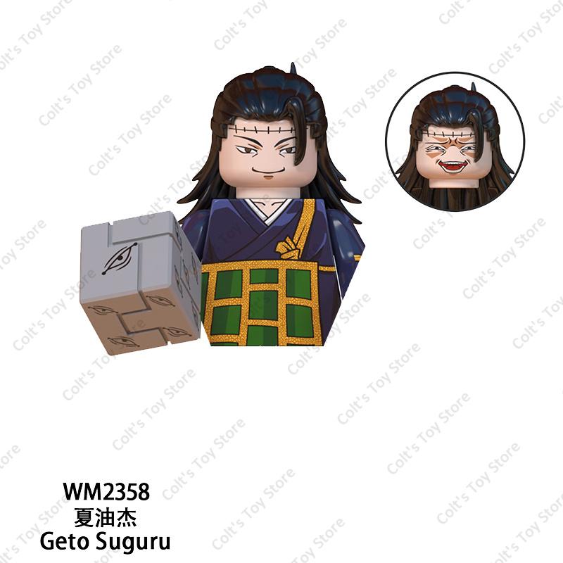 NEW Jujutsu Kaisen Toys Satoru Gojo Itadori Yuji Mini Action Figures Building Blocks Classic Japan Anime Dolls Model Kids Gifts