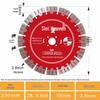 Grooving Diamond Saw Blade - Large Sharp Head for Precision Cutting