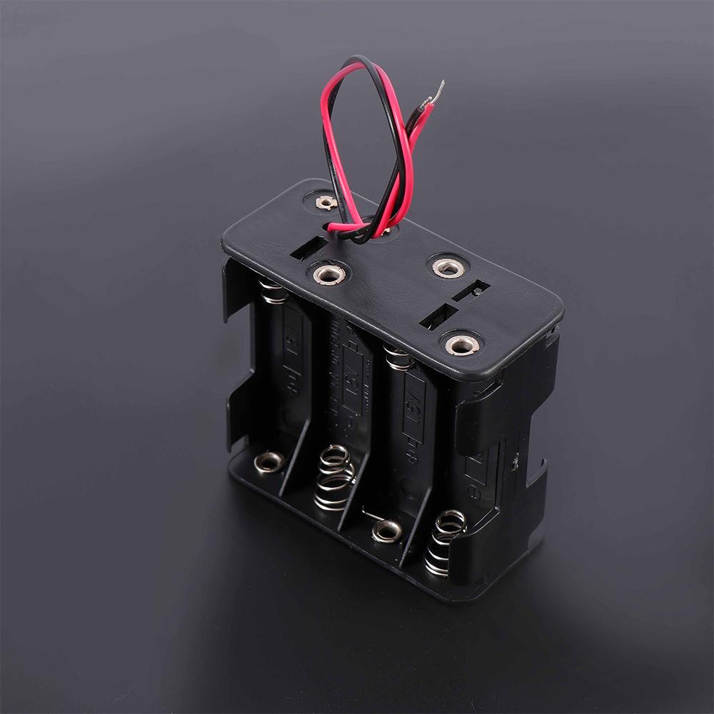 Volt 12V Rechargeable Battery Box Battery Clip Slot Batteries Stack Battery Holder Box Battery Case