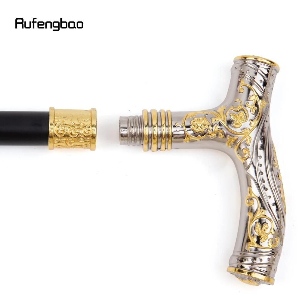 Golden White Eagle Head Flower Totem Relief Vycházková hůl Módní vycházková hůl Gentleman Crosier Knob Vycházková hůl 93cm