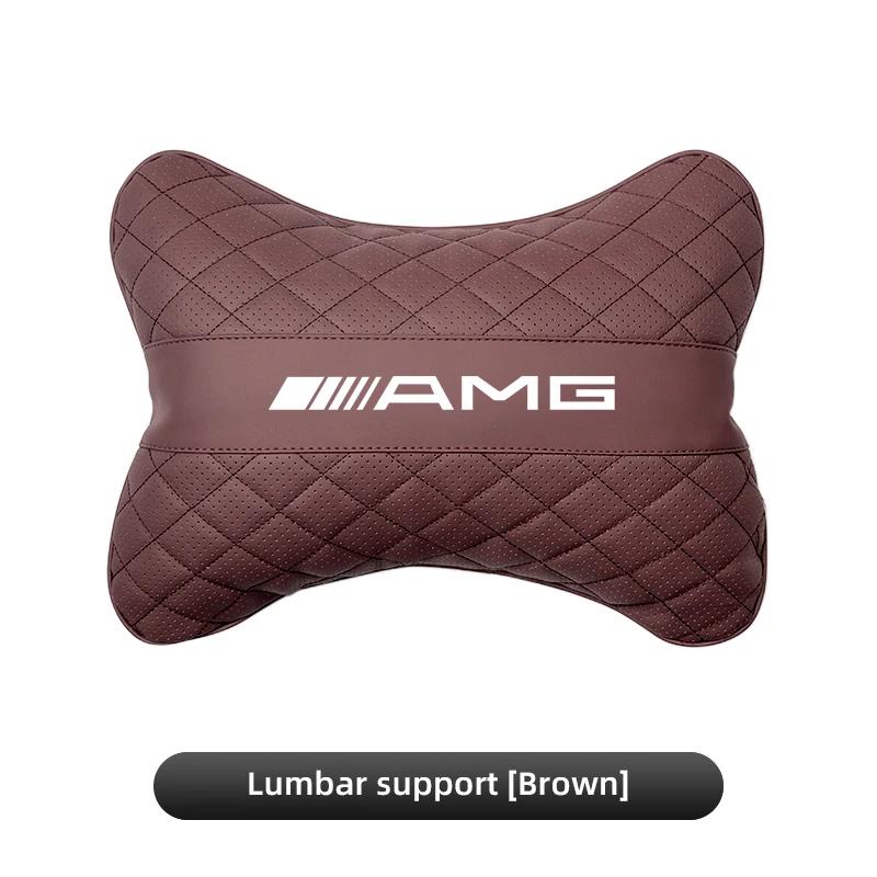 GLC GLB Car Seat Neck Pillow Protective Headrest Back Support Lumbar For Mercedes Benz AMG E S C A B Class GLE GLS CLS GLC CLA