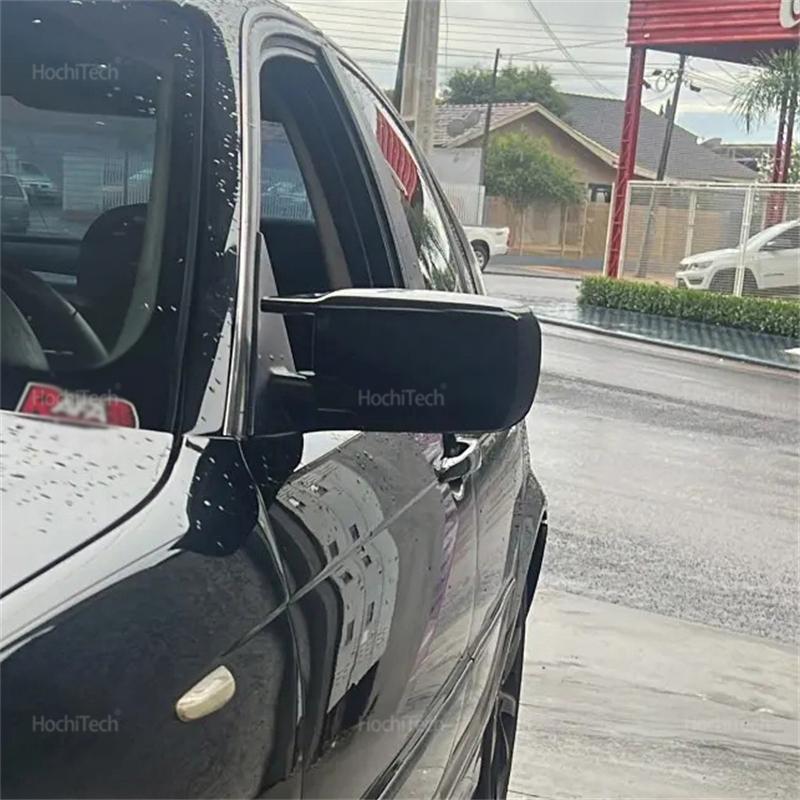 Replacement Car Side Door Rearview Side Mirror Cover Cap Parts Styling Carbon Look Black for BMW 3 Series E46 4 Doors 1998-2005