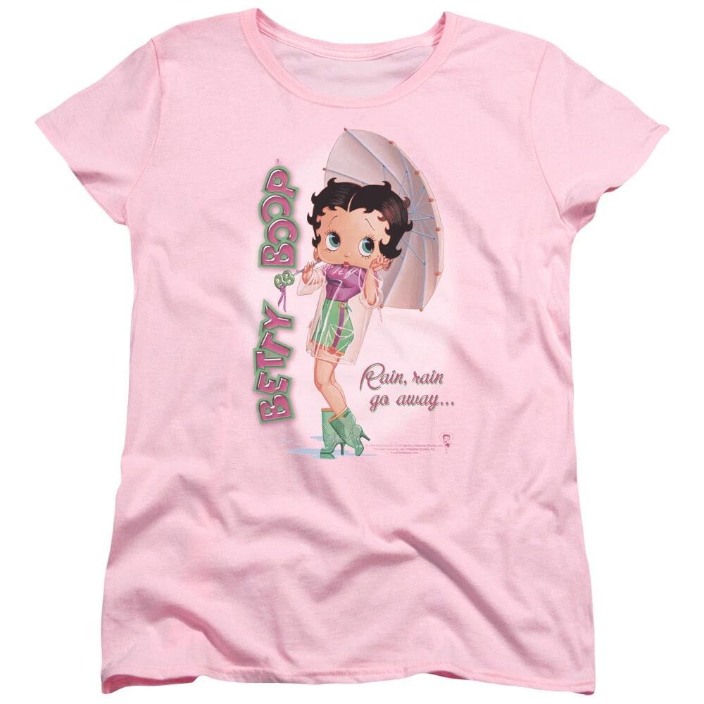 

Betty Boop Rain Rain Go Away Women s T-Shirt 4XL
