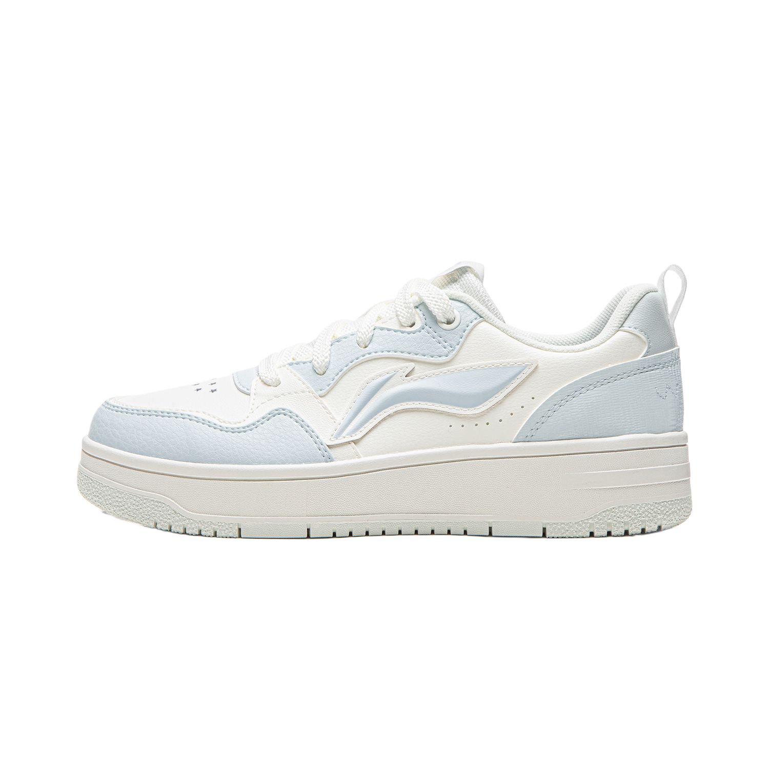 Li Ning Tianji Soft Low top Skateboard Shoes Women s White Blue AGCW068-1 38