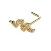 Nose Screw Ring 20G Stainless Steel Dangle Nose Piercing Body Jewelry