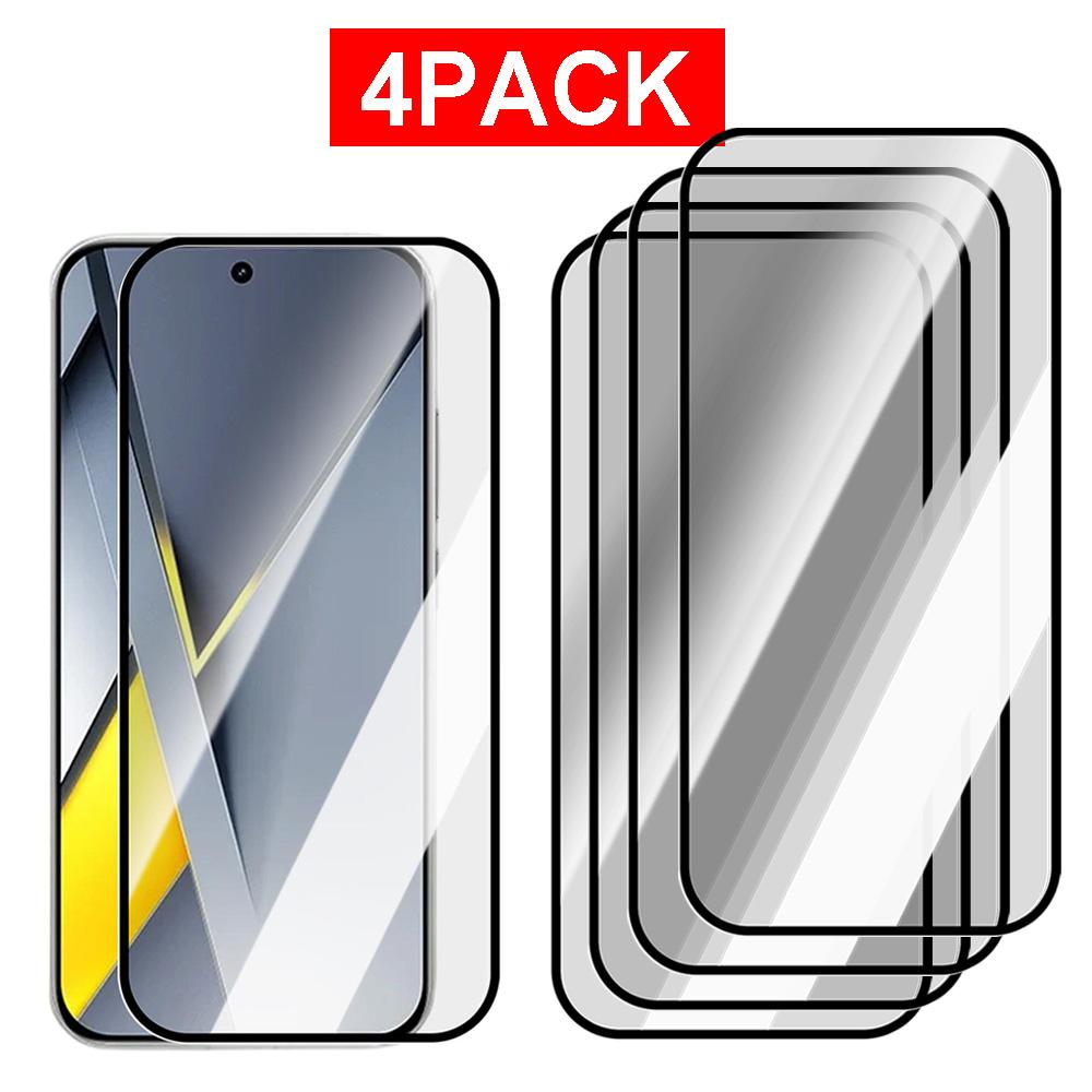 1-4Pcs 9H Tempered Glass Screen Protectors for Xiaomi POCO F8 Pro Full Coverage Protective Glass Films for Xiaomi POCO F8 Ultra