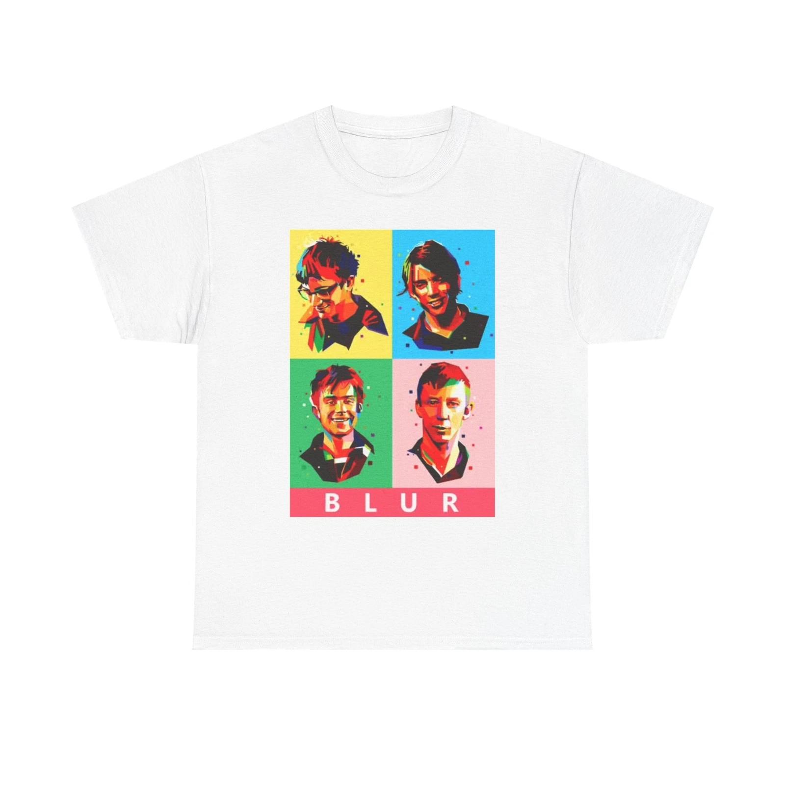 Men s and Women s T-shirts Blur Cd Album Cover Graphic S