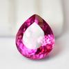 Natural Pink Ruby Loose Gemstone 12.45 Ct Pear Cut for Jewelry Making and Gem Collections