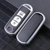 Leather+TPU All-Inclusive Car Remote Key Cover Case Fob for Mazda 2 3 5 6 CX-3 CX-5 CX-7 CX-9 CX8 Speed Miata MX5 2016 2017 2018