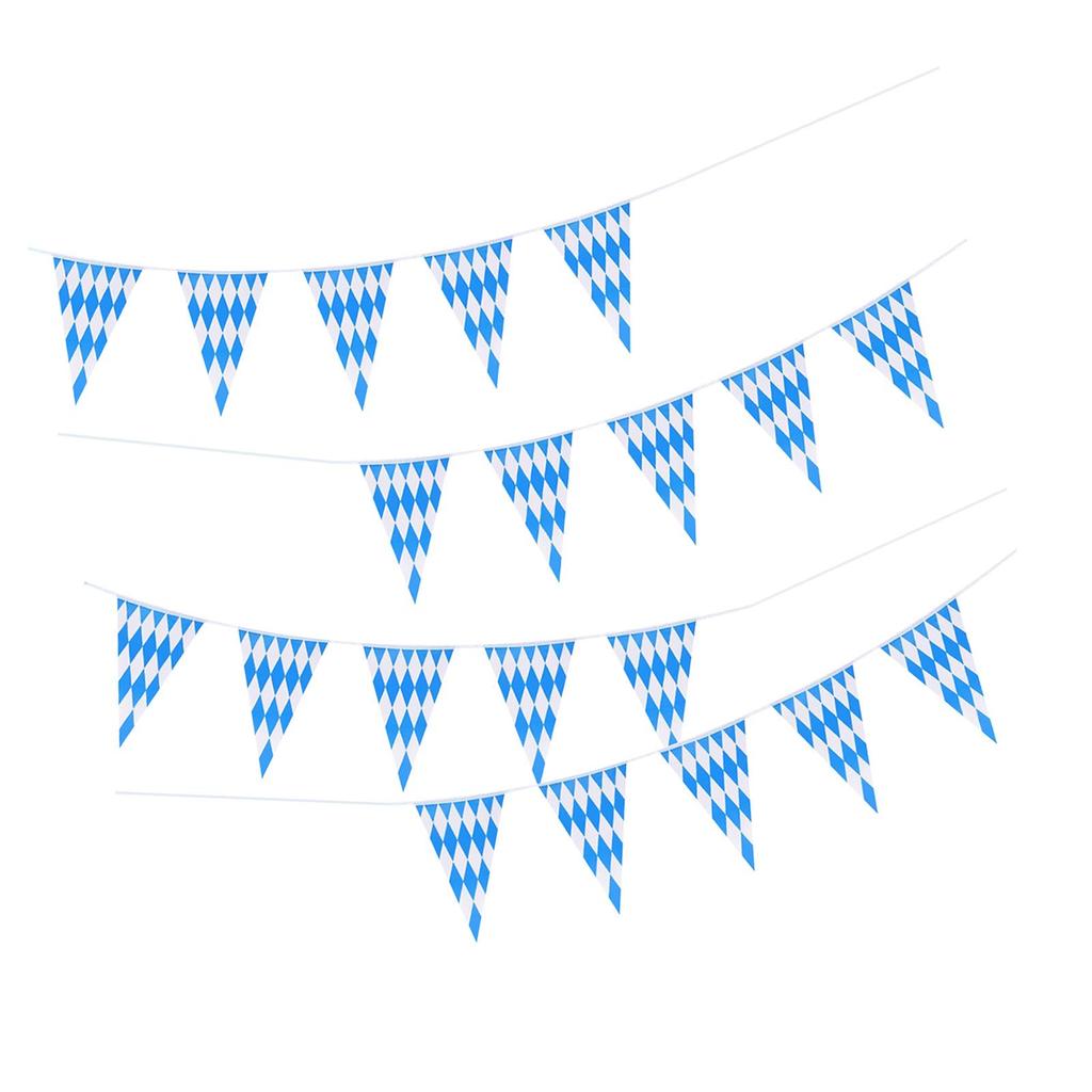 Banner Hanging Check Flag Bavarian Party Supplies for Bar Indoor Outdoor Ceiling Carnival Porch