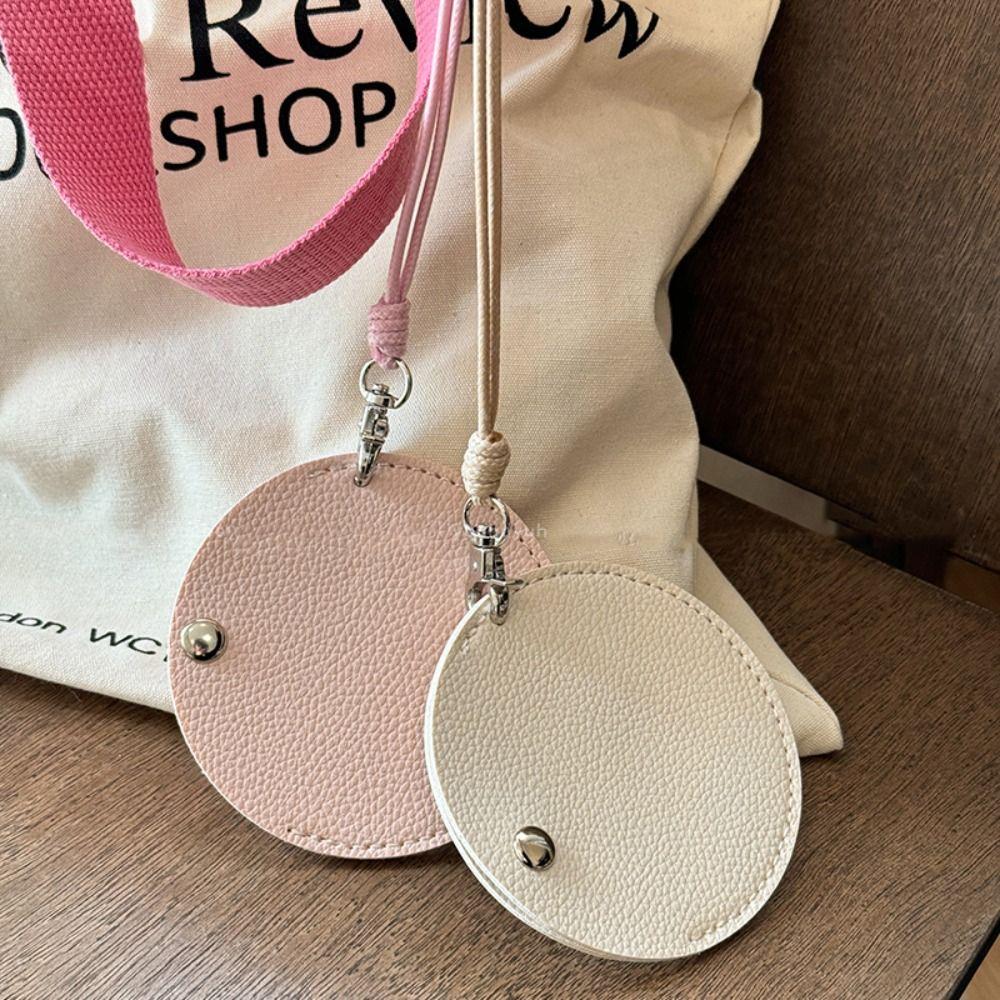 

Шкіряний чохол для навушників із захистом від втрат, що висить на шиї, чохол для зберігання навушників, довге шкіряне намисто для дівчини срібний