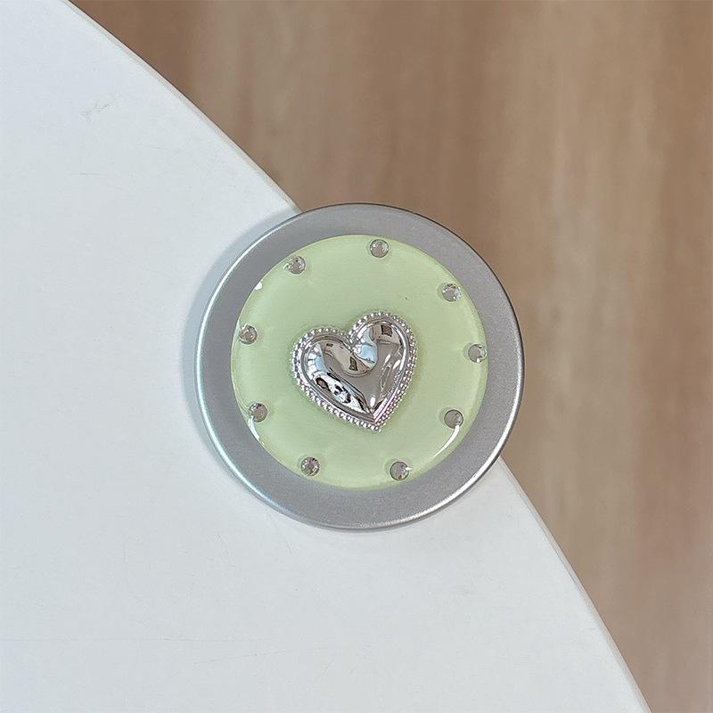 Korean Style Magnetic Phone Holder & Ring Stand for Desktop Drama Viewing