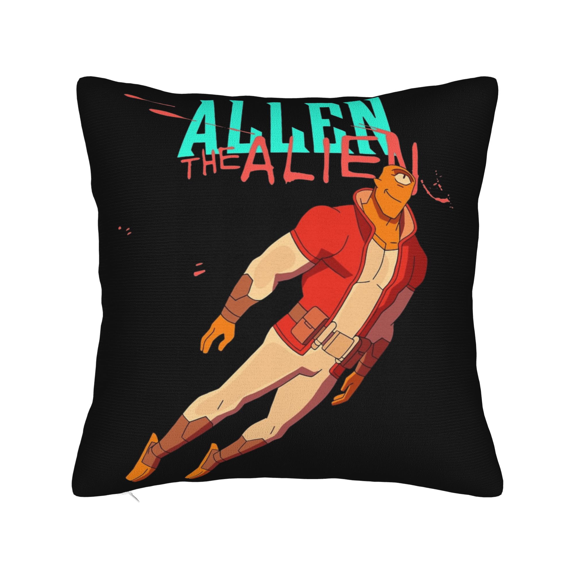 Allen The Alien Invincible Pillowcase Soft Polyester Cushion Cover Decorative  Throw Pillow Case Cover Home Square Xcm 30cmx30cm