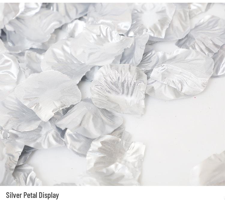 Romantische Hochzeits-Verlobungsdeko: Rote Rose Simulierte Blütenblätter