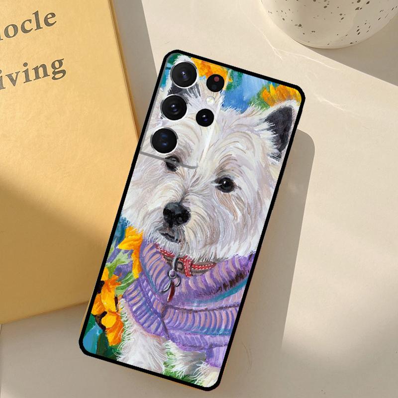 Shih Tzu Dog Phone Case For Samsung Galaxy S25 S20 S21 S22 S23 S24 Ultra S9 S10 Plus S25 FE Cover Shell