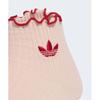 2 Pairs of Adidas Ruffle Socks - Cream White:Sand Pink KR3430 5972535