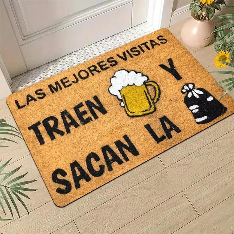 

Vai a meno che tu porta birra, pizza o tacos, tappetino di benvenuto divertente, tappeto da interno antiscivolo, regalo di inaugurazione della casa 40x60cm
