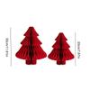 Honeycomb Christmas Tree Decoration 2pcs/3pcs 3D Artificial Tree Centerpiece Rustic for Mantel Xmas Tabletop Centerpiece