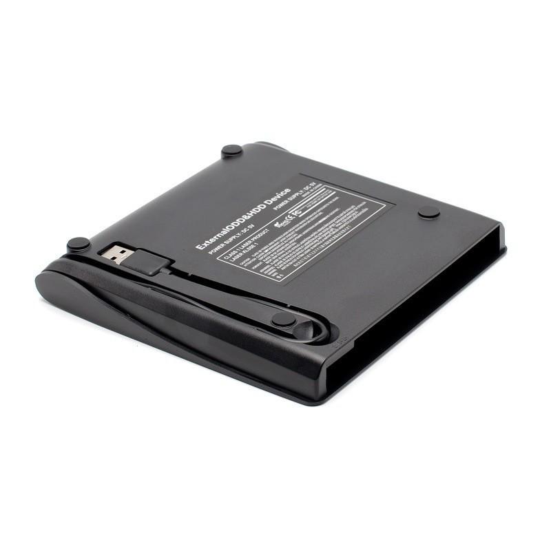 USB-C & USB Dual Interface CD/DVD Drive for Laptop/Desktop with Brushed Finish