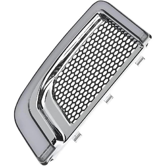 Fairing Lower Grill LED Turn Signal Lights, Tracer LED Running Light/Turn Signal Fairing Lower Grills, Chrome