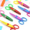 Minimalistic Lace Scissors Wavy Pattern Small Round Head Children Special Student Art Tool Stationery Scissor For Scrapbooking