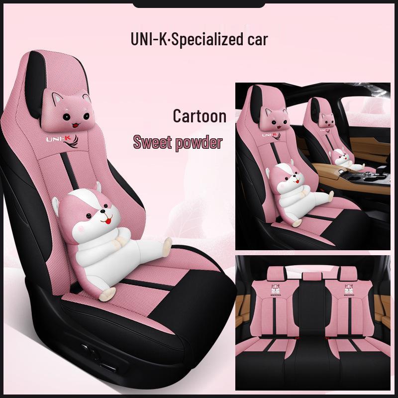 MWG UNI-K Cartoon Sport Car Seat Cushion - All-Season Pad Cover