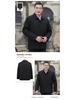 Men's Thickened Jacket: Middle-aged & Elderly Spring/Fall Style, Plus Velvet, Dad/Grandpa Outerwear, Ligao Autumn/Winter.