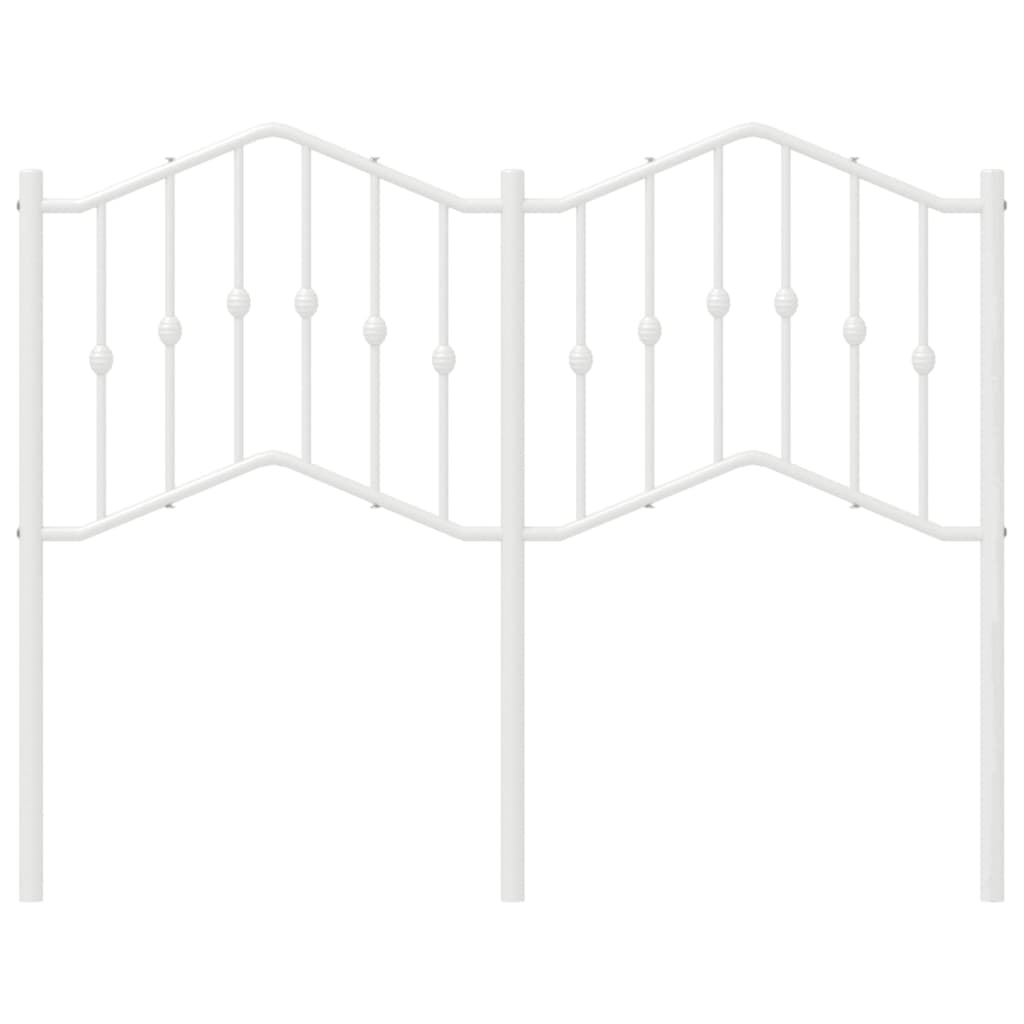 Replacement Headboard Metal White 120 Cm