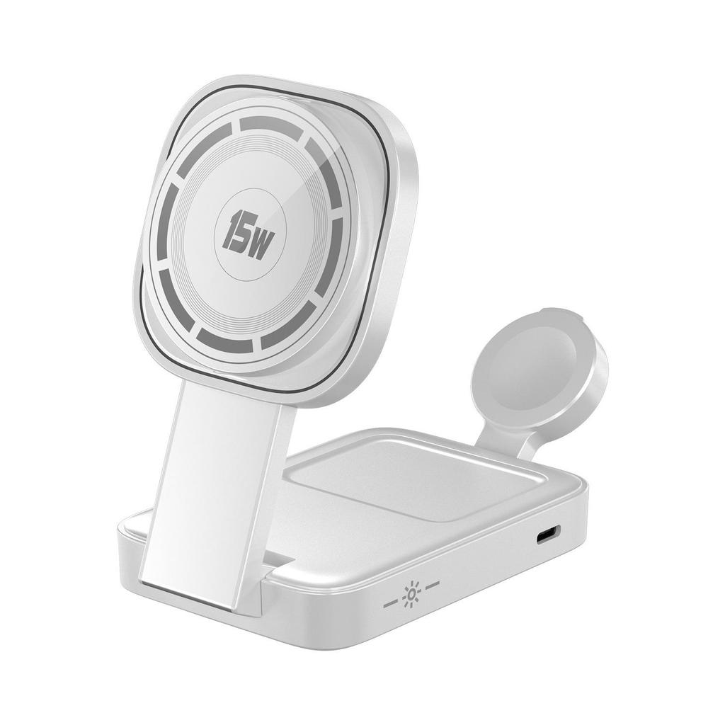 Heavyweight 3-in-1 Qi2 MagSafe Wireless Charger for Apple Phones
