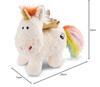 NICI Unicorn Rainbow Yan Plush Toy, 22cm, Germany, 3047377, White